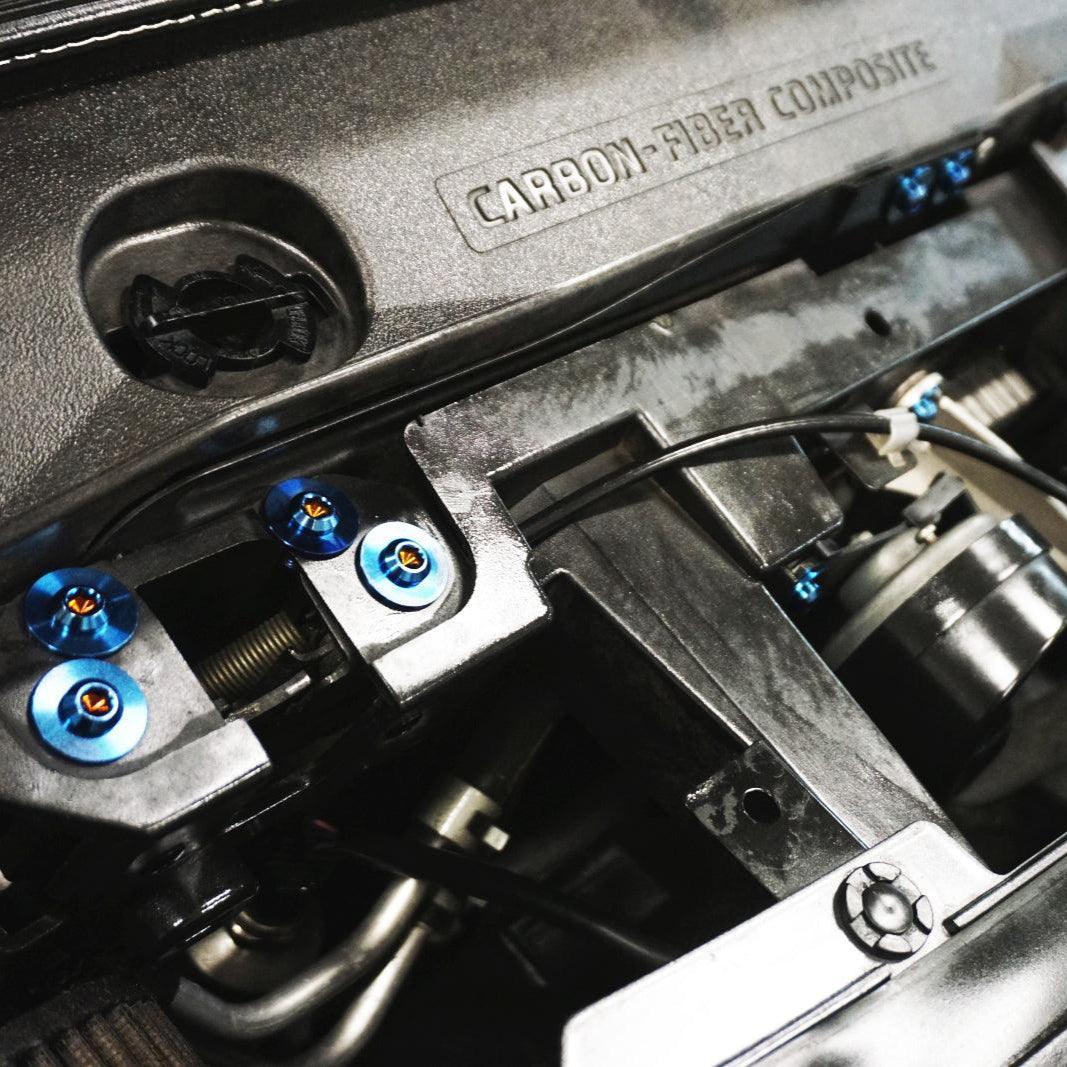 ZSPEC "Stage 3" Dress Up Bolts® Fastener Kit for '09-23 Nissan GTR (R35), Titanium - ZSPEC Design LLC - Hardware Fasteners - Fastener Kit, gt-r, gtr, nissan, r35, skyline, stage 3, titanium - zspecdesign.com