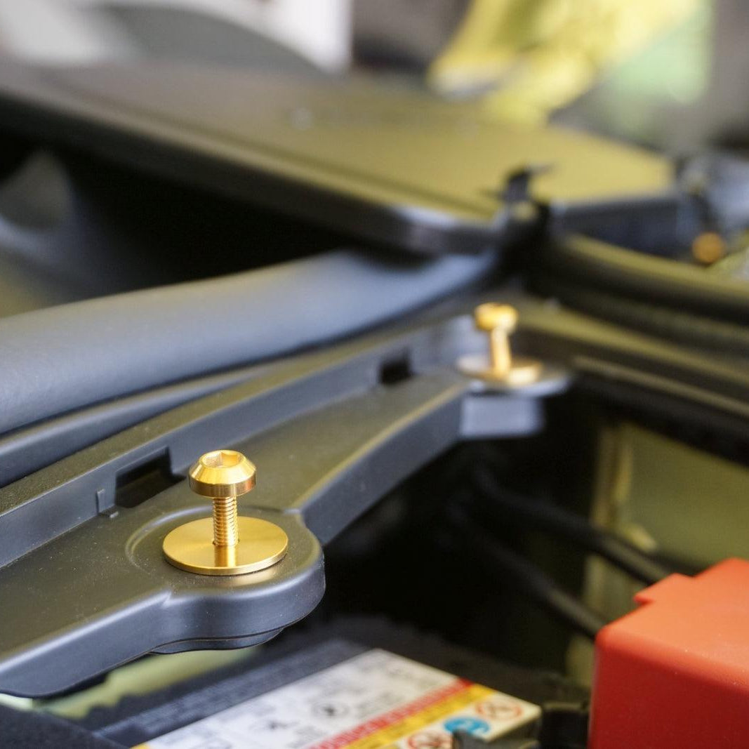 ZSPEC Plastic-Clips Replacement Kit for '23+ Nissan Z RZ34, Grade-5 Titanium - ZSPEC Design LLC - Hardware Fasteners - 2023, 400z, clip replacement, Fastener Kit, nissan, nissanz, RZ34, titanium, z34 s2, z34s2 - zspecdesign.com