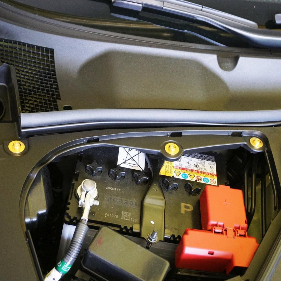 ZSPEC Plastic-Clips Replacement Kit for '23+ Nissan Z RZ34, Grade-5 Titanium - ZSPEC Design LLC - Hardware Fasteners - 2023, 400z, clip replacement, Fastener Kit, nissan, nissanz, RZ34, titanium, z34 s2, z34s2 - zspecdesign.com