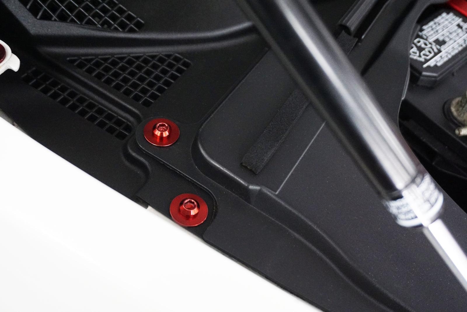 ZSPEC "Cowls & Service-Panels Only" Clips Replacement Kit for Nissan 350z Z33, Titanium - ZSPEC Design LLC - Hardware Fasteners - 350z, clip replacement, Fastener Kit, nissan, nissanz, titanium, z33 - zspecdesign.com