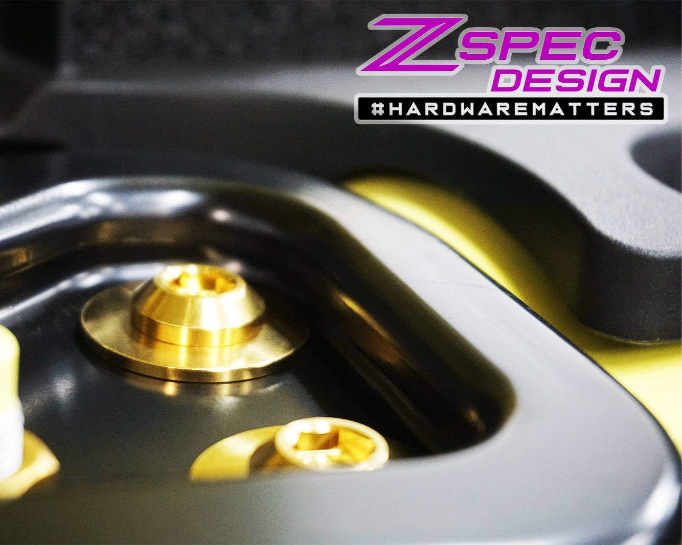 ZSPEC Dress Up Bolts Fasteners & Hardware, Oil Caps Battery Brackets Dipstick Handles - RZ34 Nissan Z (not 400z) Titanium Stainless Billet Engine Bay Upgrade Performance
