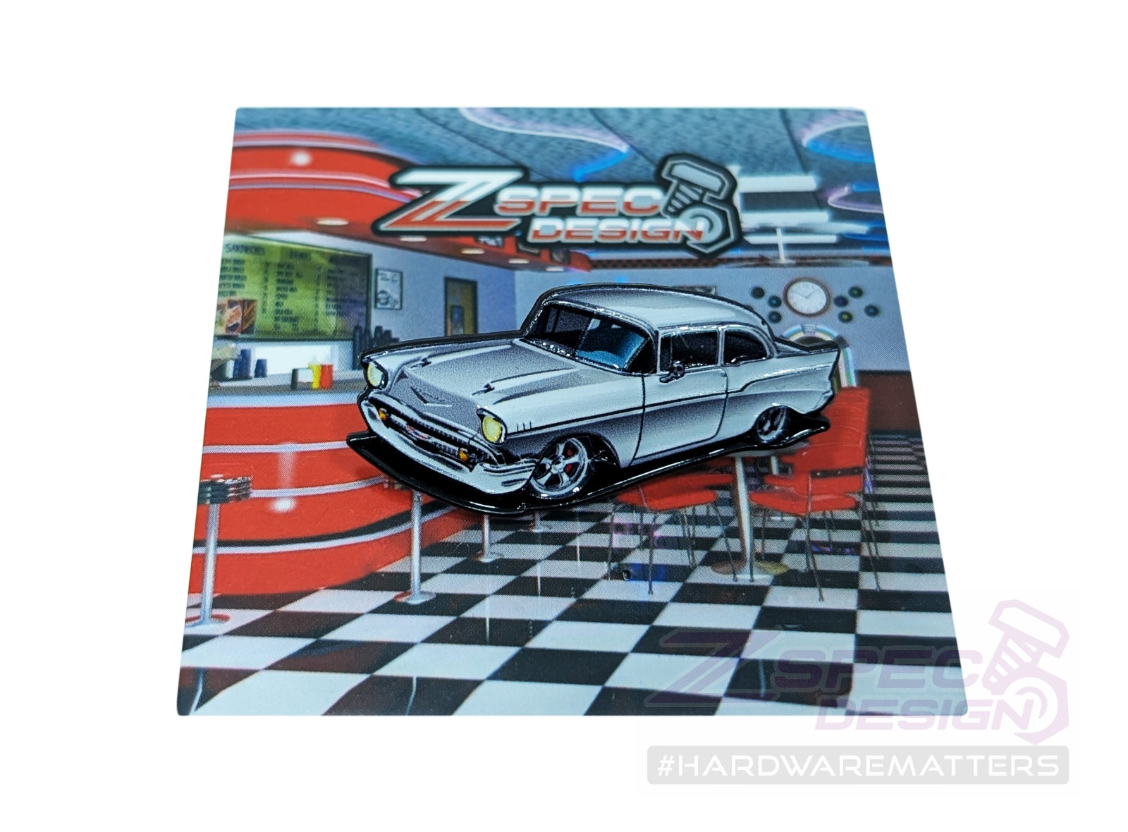 ZSPEC Collector Lapel / Hat Pin - 1950's Chevy Bel Air - ZSPEC Design LLC - Pin - accessory, corvette, lapel, lifestyle, pin - zspecdesign.com