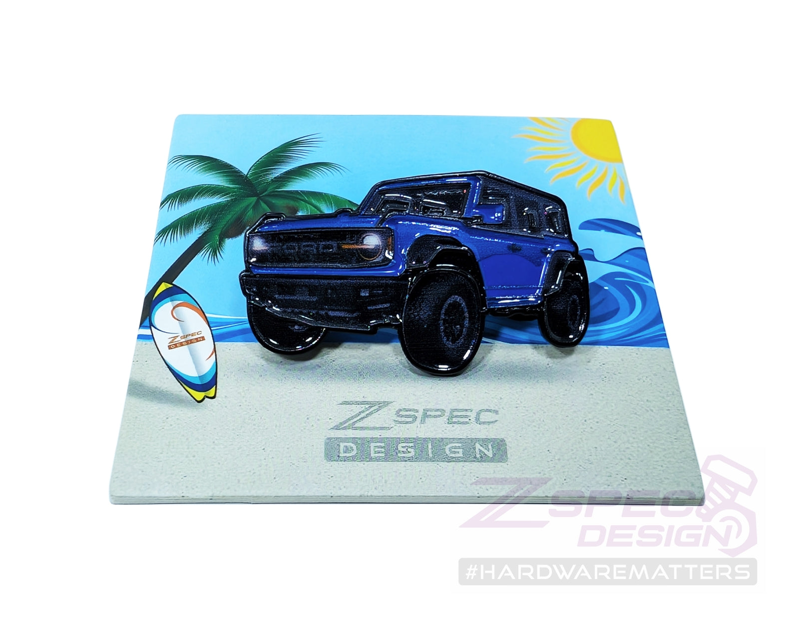 ZSPEC Collector Lapel / Hat Pin - Ford Bronco 2-Door - ZSPEC Design LLC - Pin - accessory, Charger, dodge, lapel, lifestyle, pin - zspecdesign.com