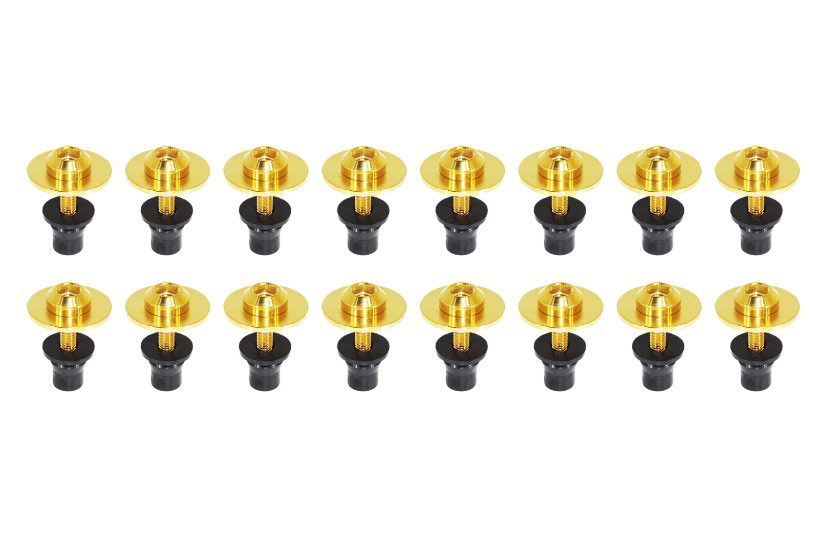 ZSPEC "Cowls & Service-Panels Only" Clips Replacement Kit for Nissan 350z Z33, Titanium - ZSPEC Design LLC - Hardware Fasteners - 350z, clip replacement, Fastener Kit, nissan, nissanz, titanium, z33 - zspecdesign.com