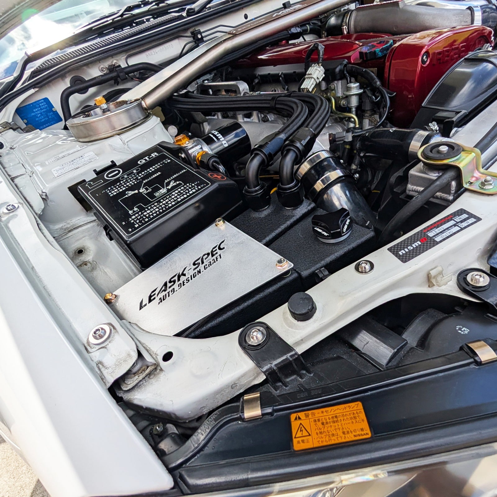 ZSPEC Titanium Hardware Kit for the Nissan Skyline GTR R34 Dress Up Bolts Fasteners Washers Fittings NISMO