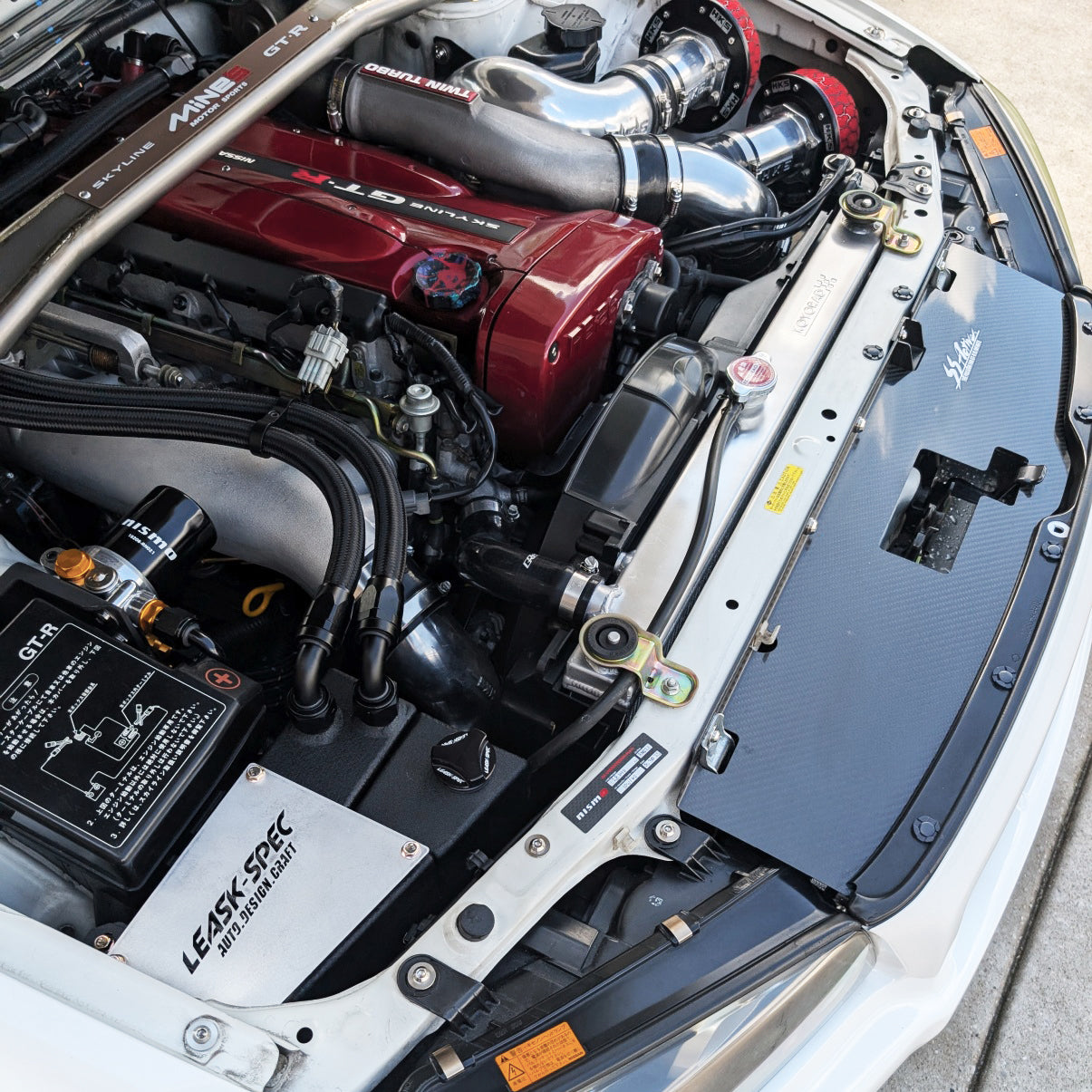 ZSPEC Titanium Hardware Kit for the Nissan Skyline GTR R34 Dress Up Bolts Fasteners Washers Fittings NISMO