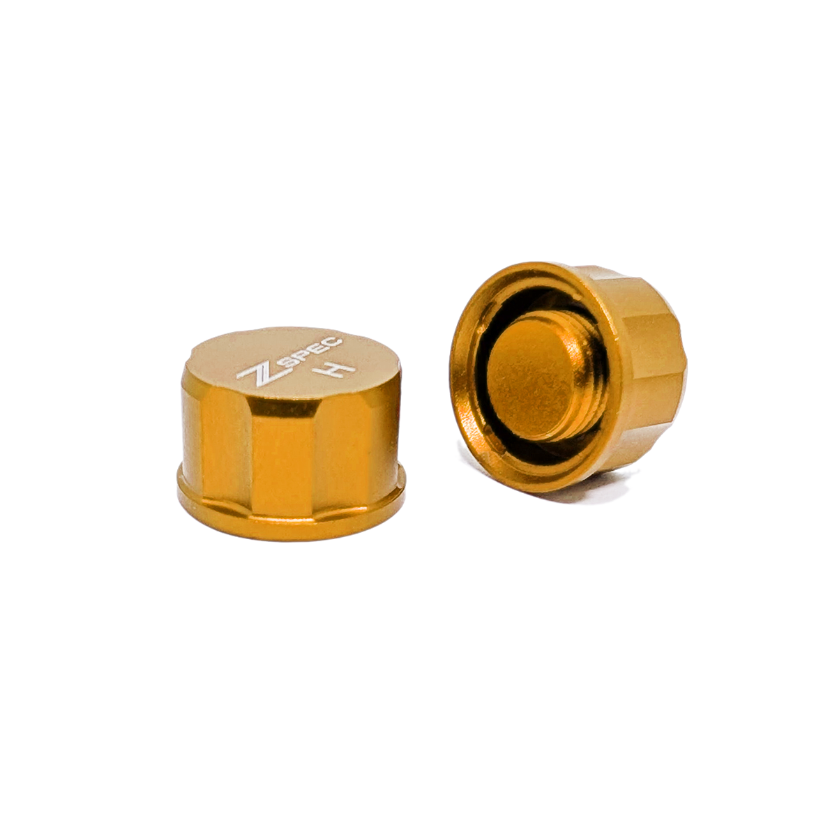 ZSPEC Billet AC Dress Up Caps Set, High & Low, for R-1234YF Systems