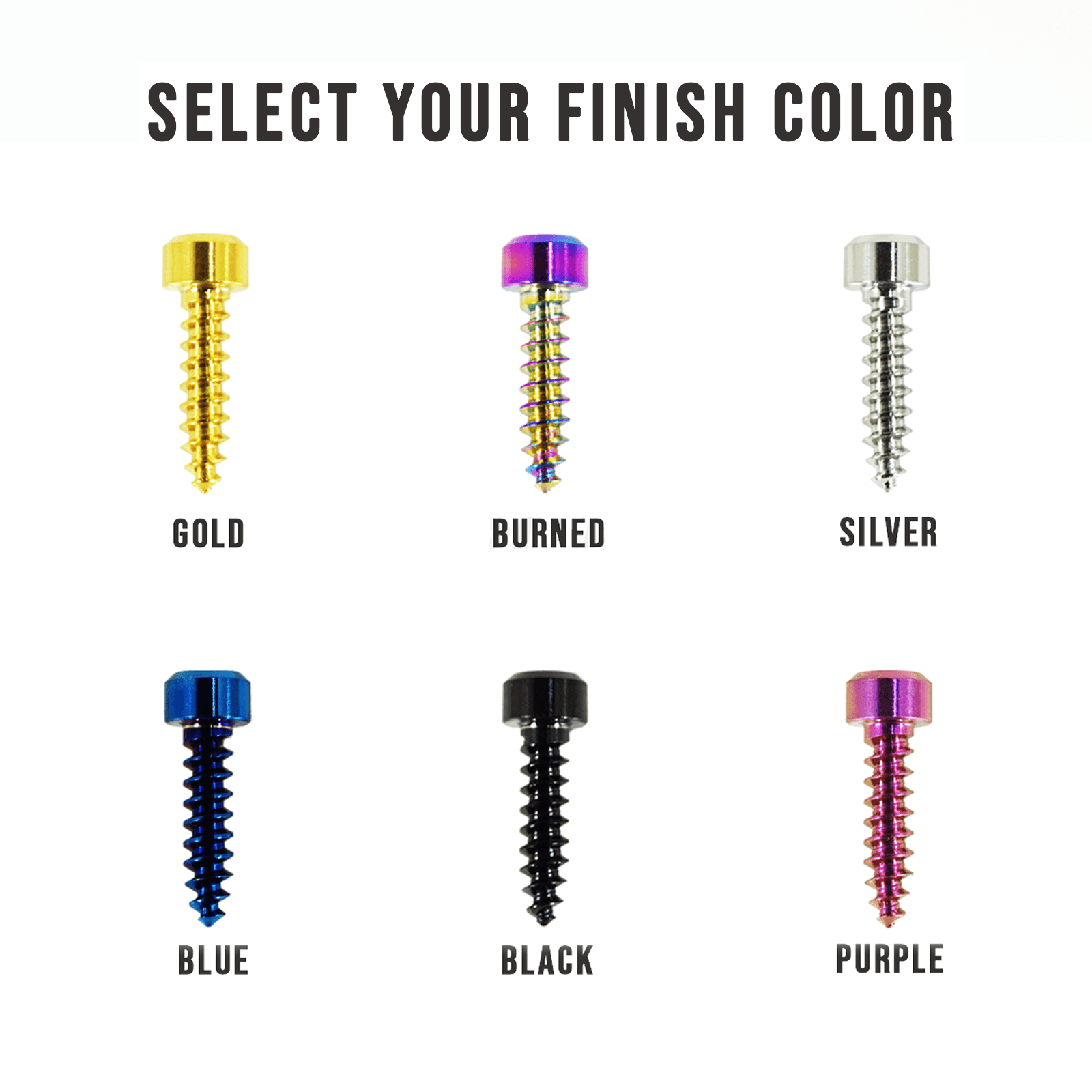 ZSPEC SHSC Coarse M4 x 16mm Fastener, Titanium Grade-5, per Each - ZSPEC Design LLC - Hardware Fasteners - body, body hardware, coarse, m4, per each, shsc, titanium - zspecdesign.com