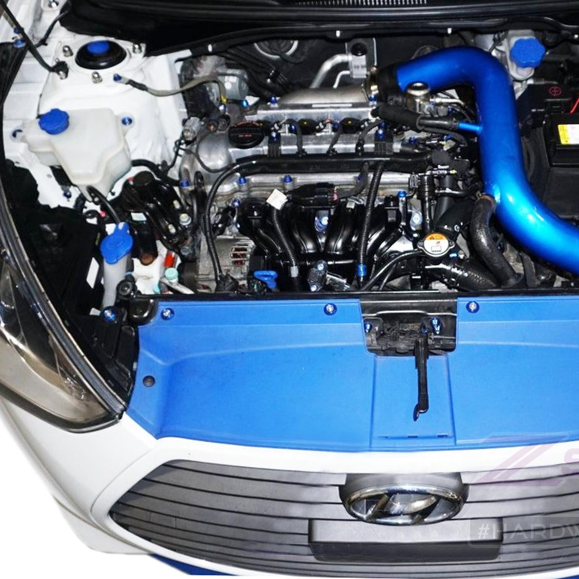 ZSPEC "Stage 3" Dress Up Bolts® Fastener Kit for Hyundai Veloster FS1 Stainless & Billet - ZSPEC Design LLC - zspecdesign.com