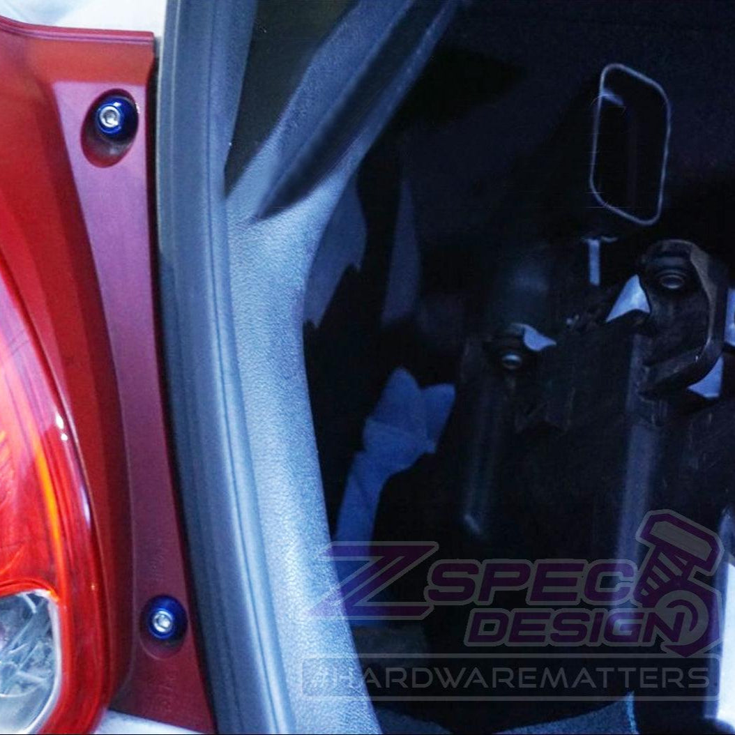 ZSPEC "Stage 2" Dress Up Bolts® Fastener Kit for Hyundai Veloster FS1 Stainless & Billet - ZSPEC Design LLC - zspecdesign.com