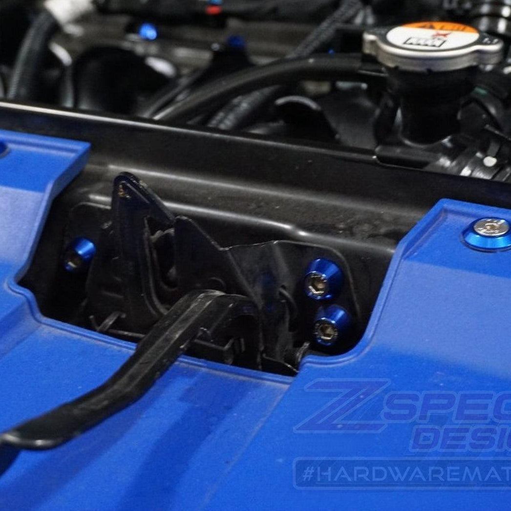 ZSPEC "Stage 1" Dress Up Bolts® Fastener Kit for Hyundai Veloster FS1 Stainless & Billet - ZSPEC Design LLC - zspecdesign.com