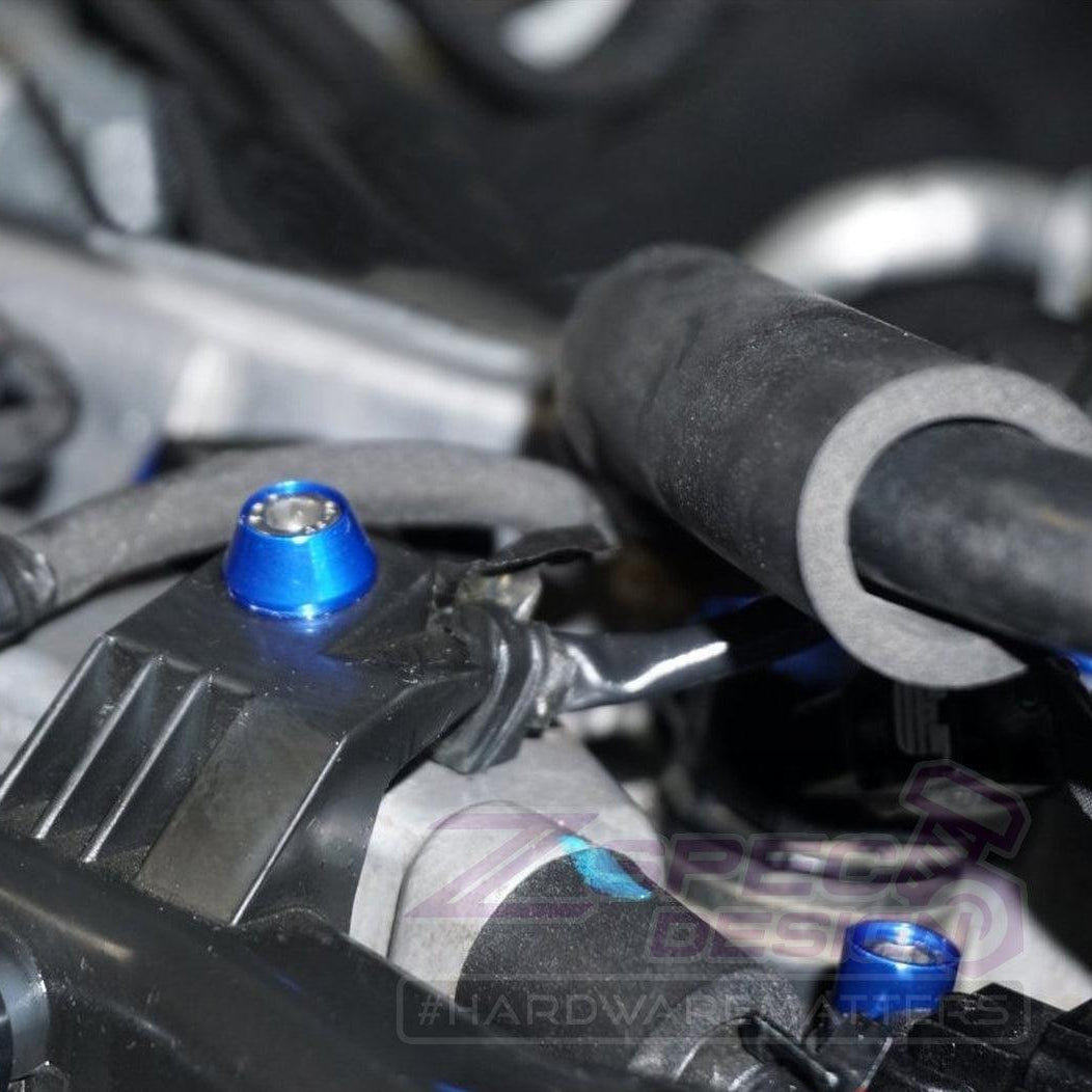 ZSPEC "Stage 3" Dress Up Bolts® Fastener Kit for Hyundai Veloster FS1 Stainless & Billet - ZSPEC Design LLC - zspecdesign.com