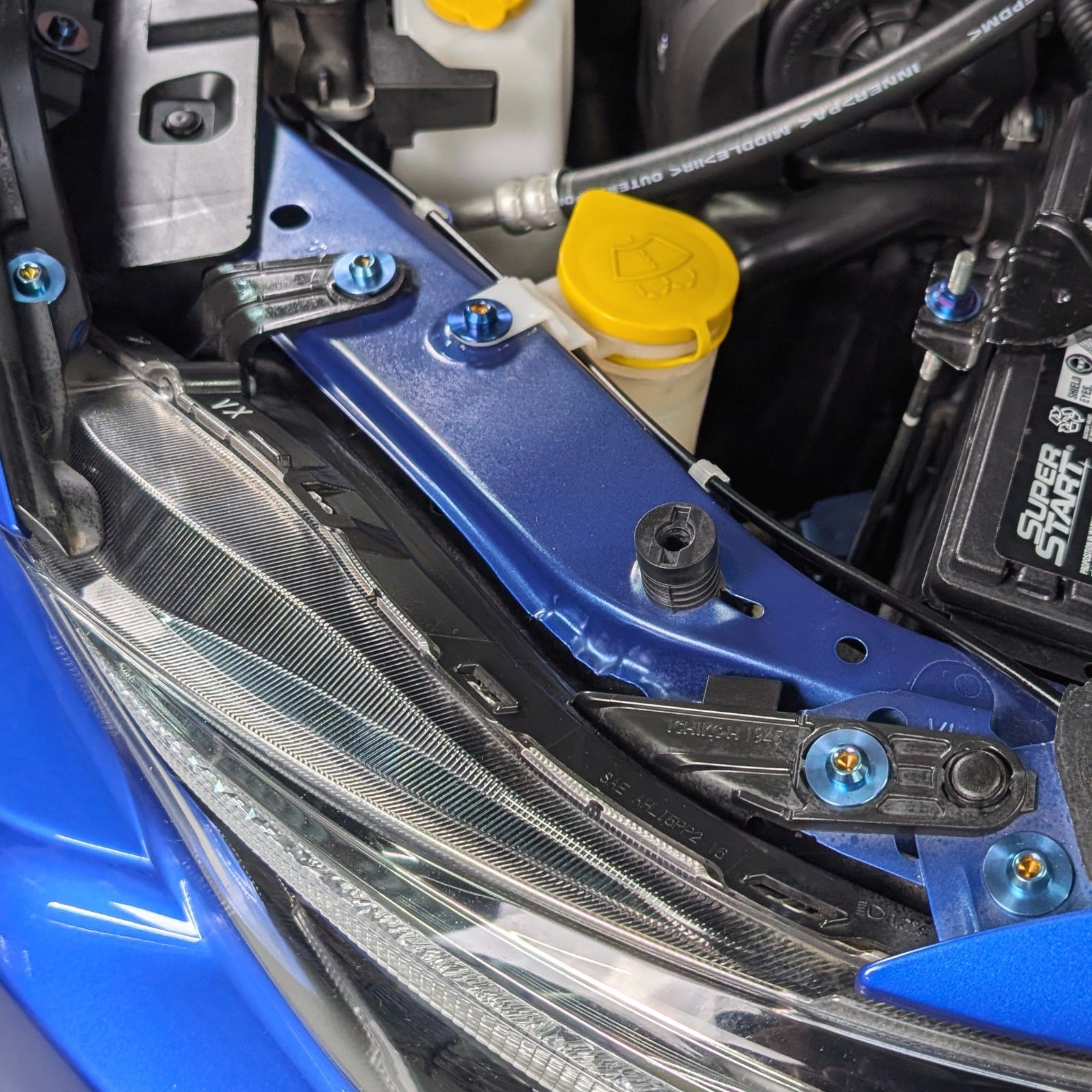 ZSPEC "Stage 3" Dress Up Bolts® Fastener Kit for '15-21 Subaru WRX & STI, Grade-5 Titanium - ZSPEC Design LLC - Hardware Fasteners - Fastener Kit, stage 3, sti, subaru wrx, Washer Color, wrx, wrx sti - zspecdesign.com