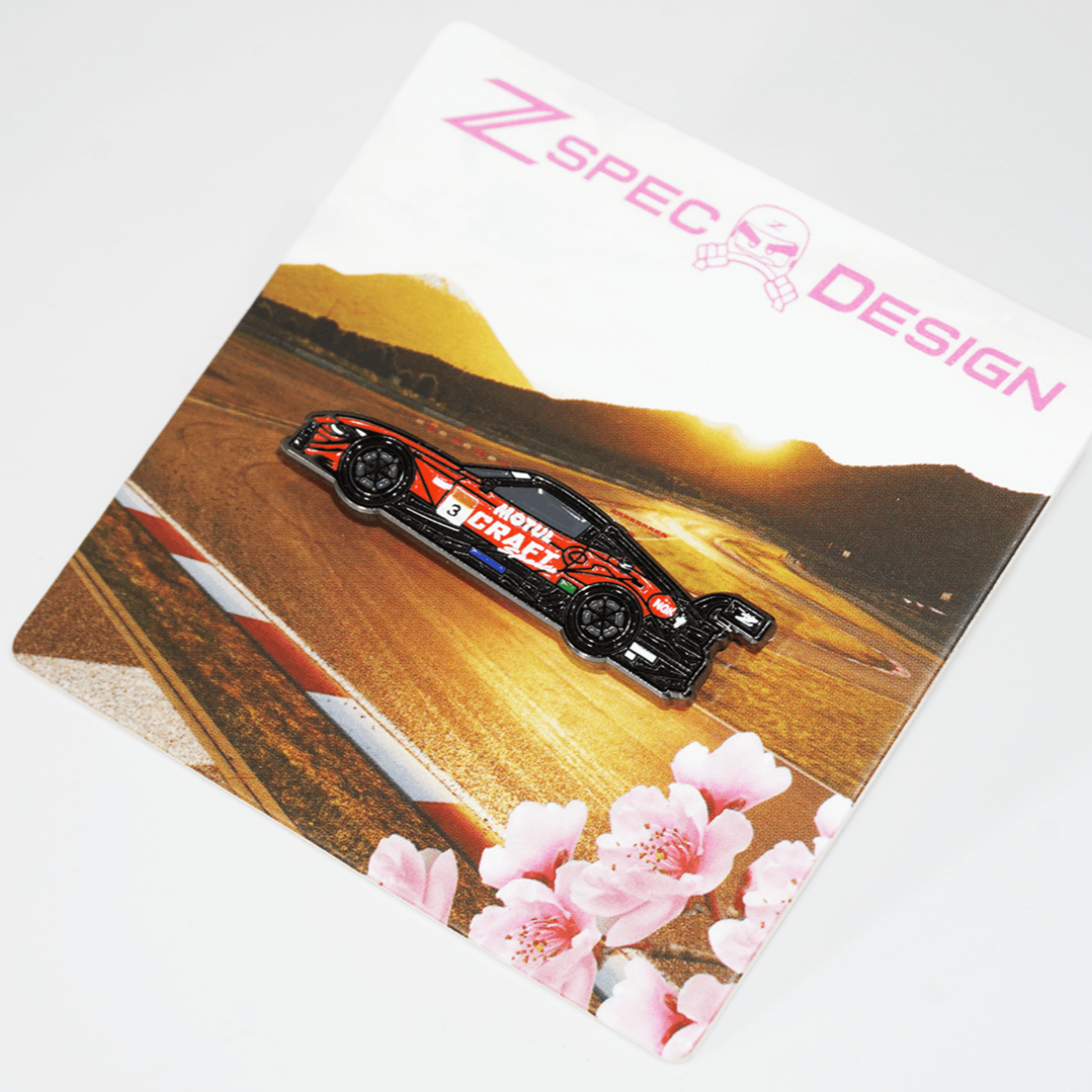 2022 SuperGT Season Nissan Z (RZ34) #3 MOTUL Craft Race Car - Collector Lapel/Hat Pin - ZSPEC Design LLC - Hardware Fasteners - accessory, bob sharp, bsr, lapel, lifestyle, nissan, nissan pin, pin, race car pin, RZ34, Z - zspecdesign.com