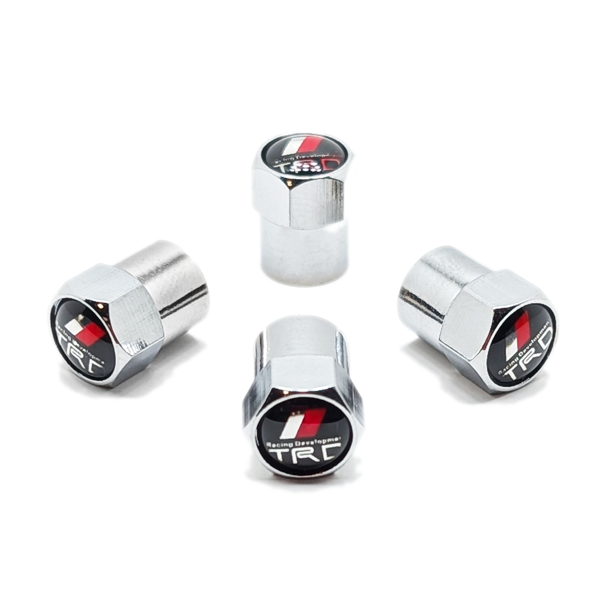 Chrome Valve Stem Tire Caps, Style: TRD