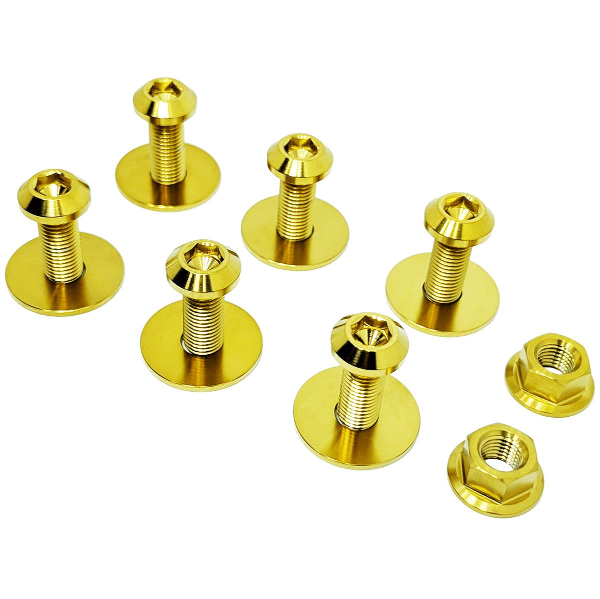 N.S.H Clear★Take Goldパーツ★ ZSPEC Strut Brace Fastener Kit Nissan 350z M10-1.25 Hardware