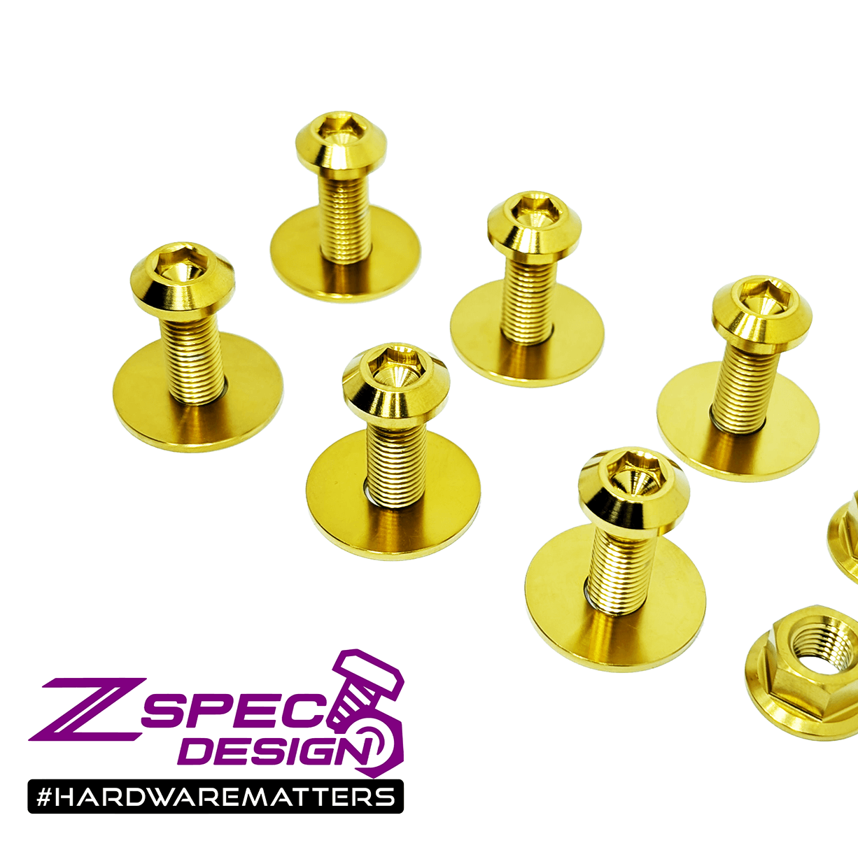 ZSPEC Strut Brace Fastener Kit for Nissan 350z, M10-1.25 Hardware, Titanium - ZSPEC Design LLC - Hardware Fasteners - 350z, Fastener Kit, m10, nissan, titanium, z33 - zspecdesign.com