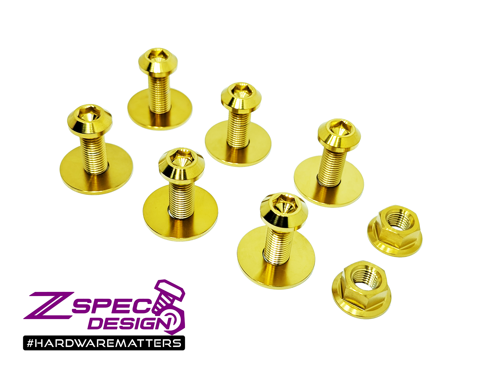 ZSPEC Strut Brace Fastener Kit for Nissan 350z, M10-1.25 Hardware, Titanium - ZSPEC Design LLC - Hardware Fasteners - 350z, Fastener Kit, m10, nissan, titanium, z33 - zspecdesign.com