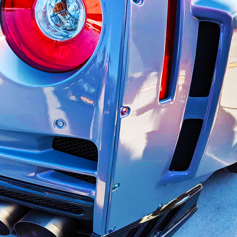 ZSPEC Low-Profile Body Kit Fastener, M5x20mm, Titanium w/ Rivet Nut, Sold per Each - ZSPEC Design LLC - Hardware Fasteners - 44-pack, abflug, aimgain, amuse, auto veloce, body, body hardware, body kit, clinched, damd, Do-Luck, fender, flare, fujimura, greddy, hamann, hks, ings+1, knight sports, kuhl, lbw, liberty walk, m-sports, m5, novitec, pandem, per each, rocket bunny, rowen, sense, street hunter, titanium, twinz, veilside, zele, zero sports - zspecdesign.com