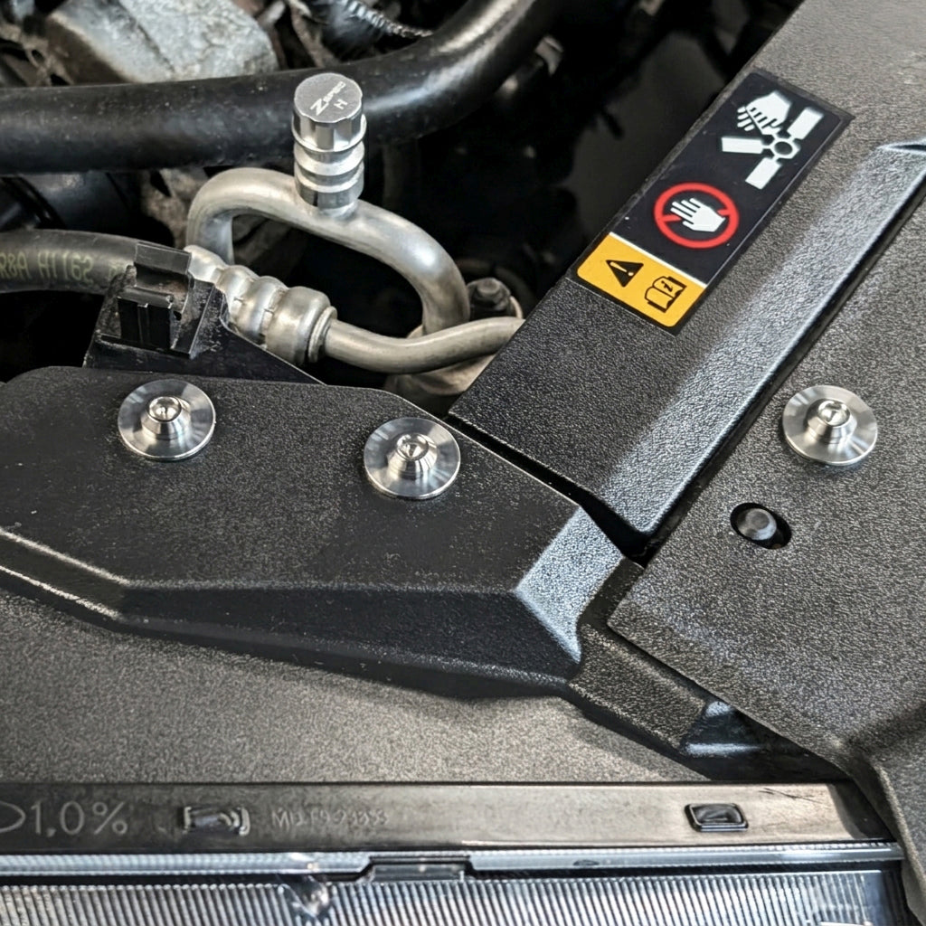 ZSPEC Stage-3 Fastener Kit for 2020-24 Kia Forte 1.6L, Titanium, Dress Up Bolts Fasteners Hardware, Fast Turn Around Shipping.