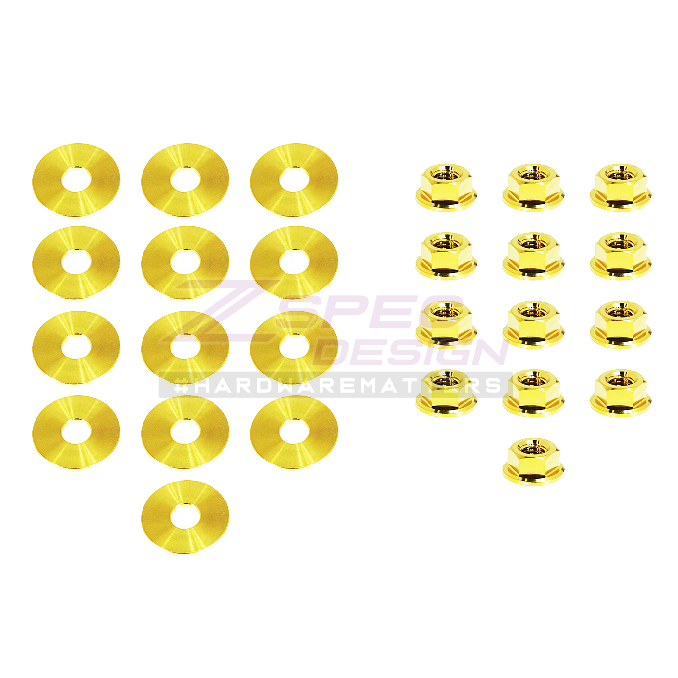 ZSPEC SR20DET (Non-VTC "Red Top") Valve Cover Hardware Kit, Grade-5 Titanium - ZSPEC Design LLC - Hardware Fasteners - 240sx, Fastener Kit, nissan, s14, sr20det - zspecdesign.com