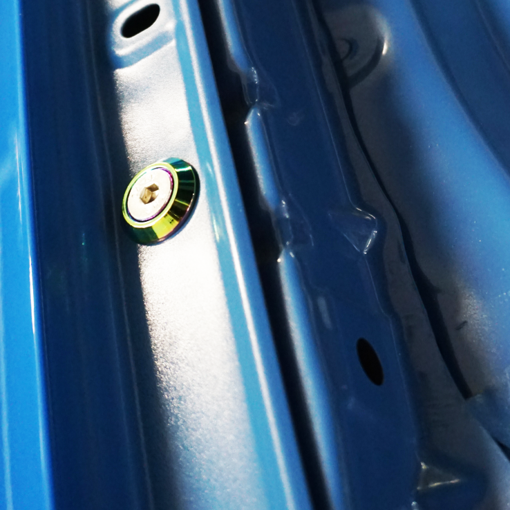 100-Pack - M6x20 Stainless Fasteners with Billet Fender-Finish Washers - ZSPEC