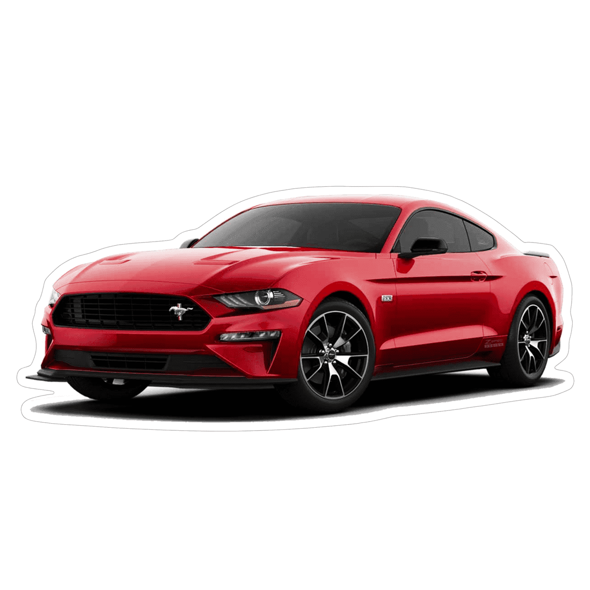 Ford Mustang S550 Sports Car Vinyl Decal / Sticker, Red - ZSPEC Design LLC - Decals - Decal, ford, fordgt, fox, gt40, lifestyle, mustang, s197, s550, sn95, sticker - zspecdesign.com
