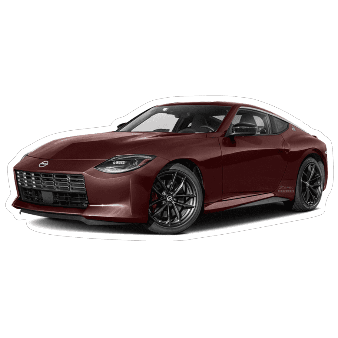 Nissan Z RZ34 Sports Car Vinyl Decal / Sticker, Rosewood - ZSPEC Design LLC - Decals - 400z, Decal, lifestyle, nissan, nissan z, RZ34, sticker - zspecdesign.com