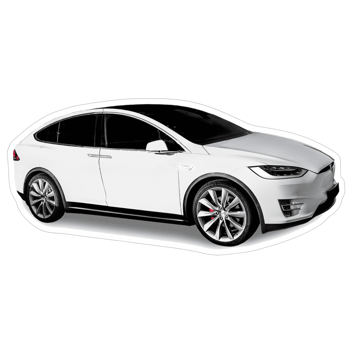 Tesla Model X Electric EV SUV Vinyl Decal / Sticker - ZSPEC Design LLC - Decals - Decal, lifestyle, sticker, tesla - zspecdesign.com