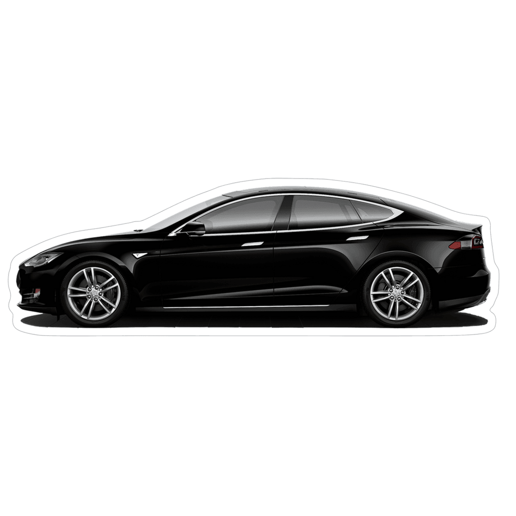 Tesla Model S Electric EV Sedan Vinyl Decal/Sticker | ZSPEC Design LLC