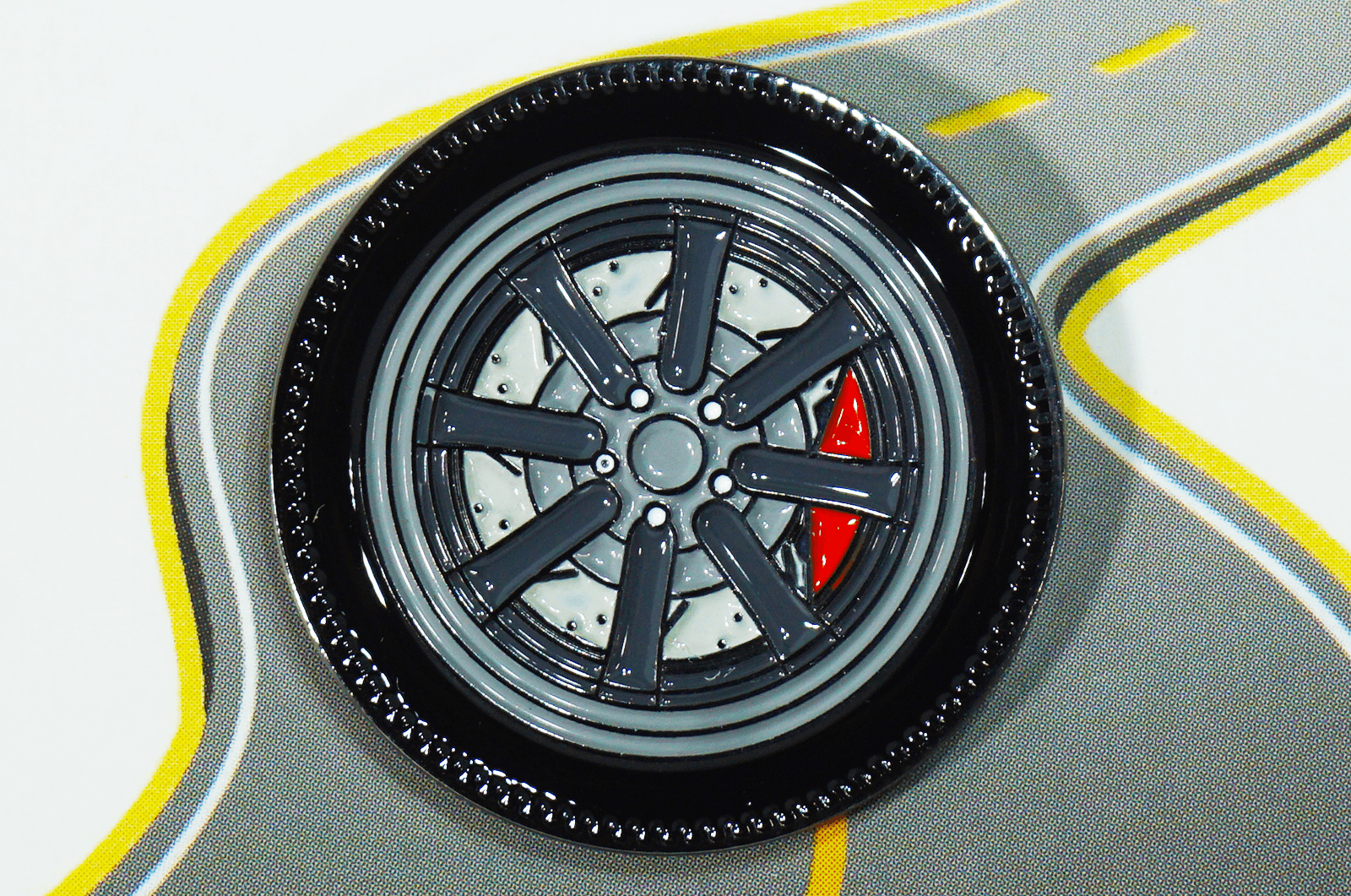 ZSPEC Wheel Pin - JDM Classic Design - great for Lapels, Hats, Backpacks - ZSPEC Design LLC - Hardware Fasteners - accessory, bsr, lapel, lifestyle, nissan, pin, wheel, wheel pin, Z - zspecdesign.com