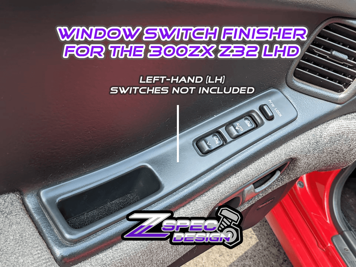 ** PRE-BUY** ZSPEC 300zx Z32 Window Switch Finisher Pair - RH & LH - for LHD Models