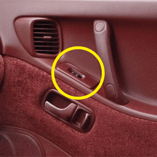 ZSPEC 300zx Z32 Passenger-Side (RIGHT) Window Switch Finisher - fits LHD Models Only - ZSPEC Design LLC - Hardware Fasteners - 300zx, lhd, nissan, repro, z32, z32 window switch - zspecdesign.com