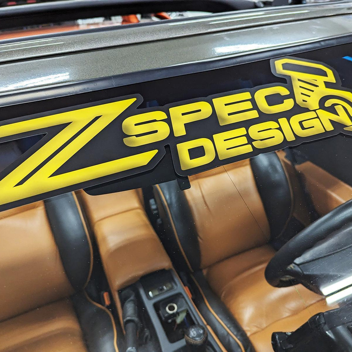 Windshield Banner, ZSPEC Design, Vinyl Sticker Decal, ~16" x 6" - ZSPEC Design LLC - Decals - 350z, 370z, autech, Decal, lifestyle, nissan, sticker - zspecdesign.com