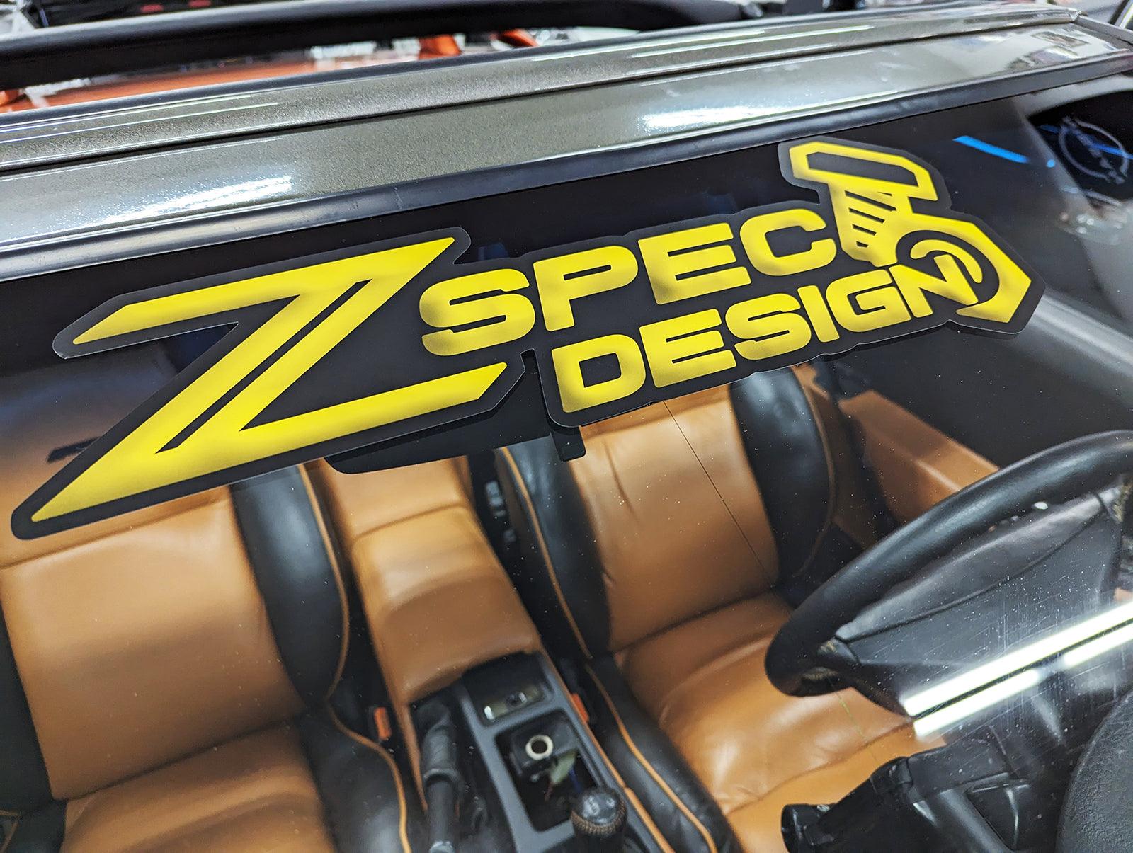 Windshield Banner, ZSPEC Design, Vinyl Sticker Decal, ~16" x 6" - ZSPEC Design LLC - Decals - 350z, 370z, autech, Decal, lifestyle, nissan, sticker - zspecdesign.com