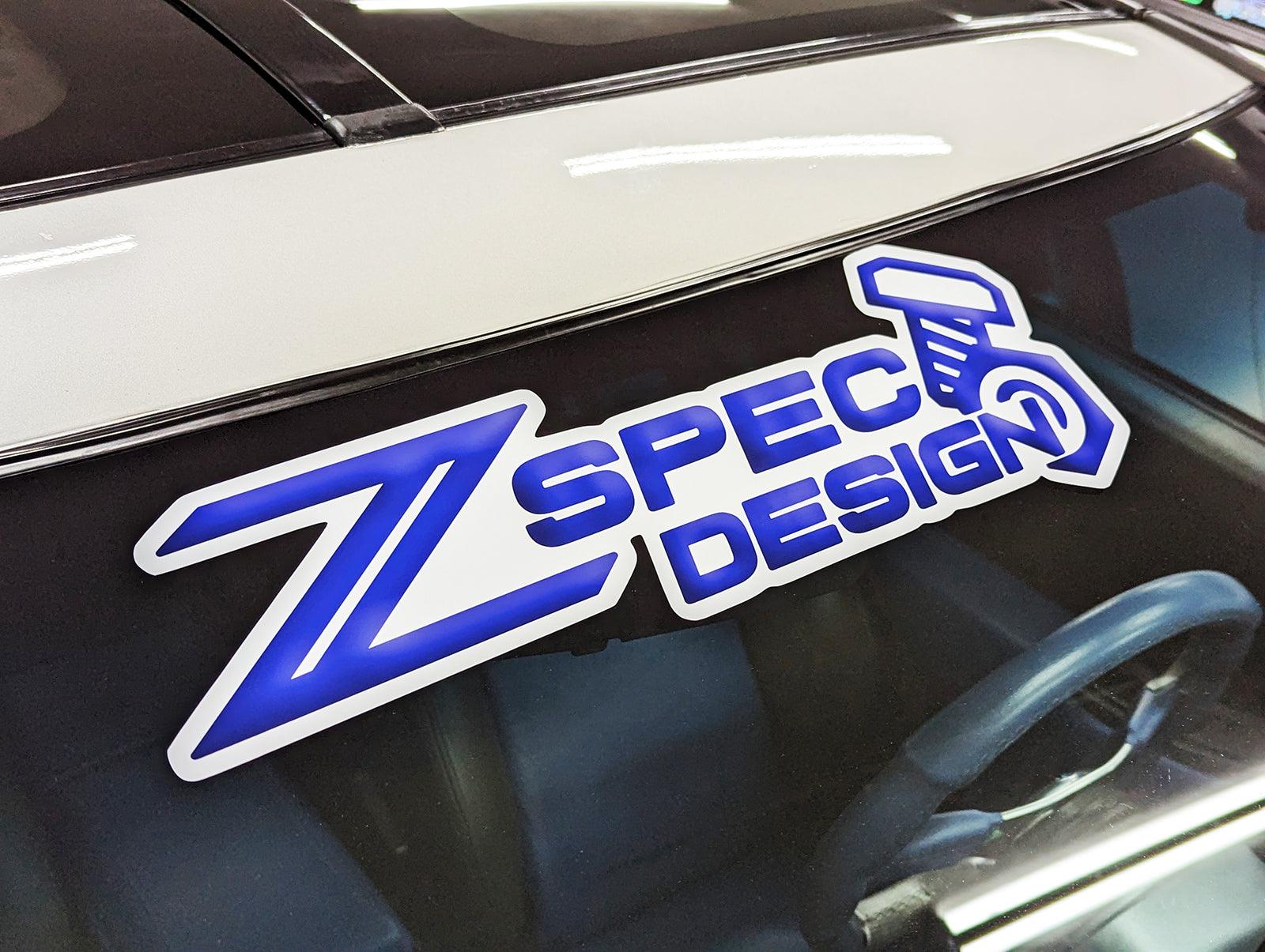 Windshield Banner, ZSPEC Design, Vinyl Sticker Decal, ~16" x 6" - ZSPEC Design LLC - Decals - 350z, 370z, autech, Decal, lifestyle, nissan, sticker - zspecdesign.com