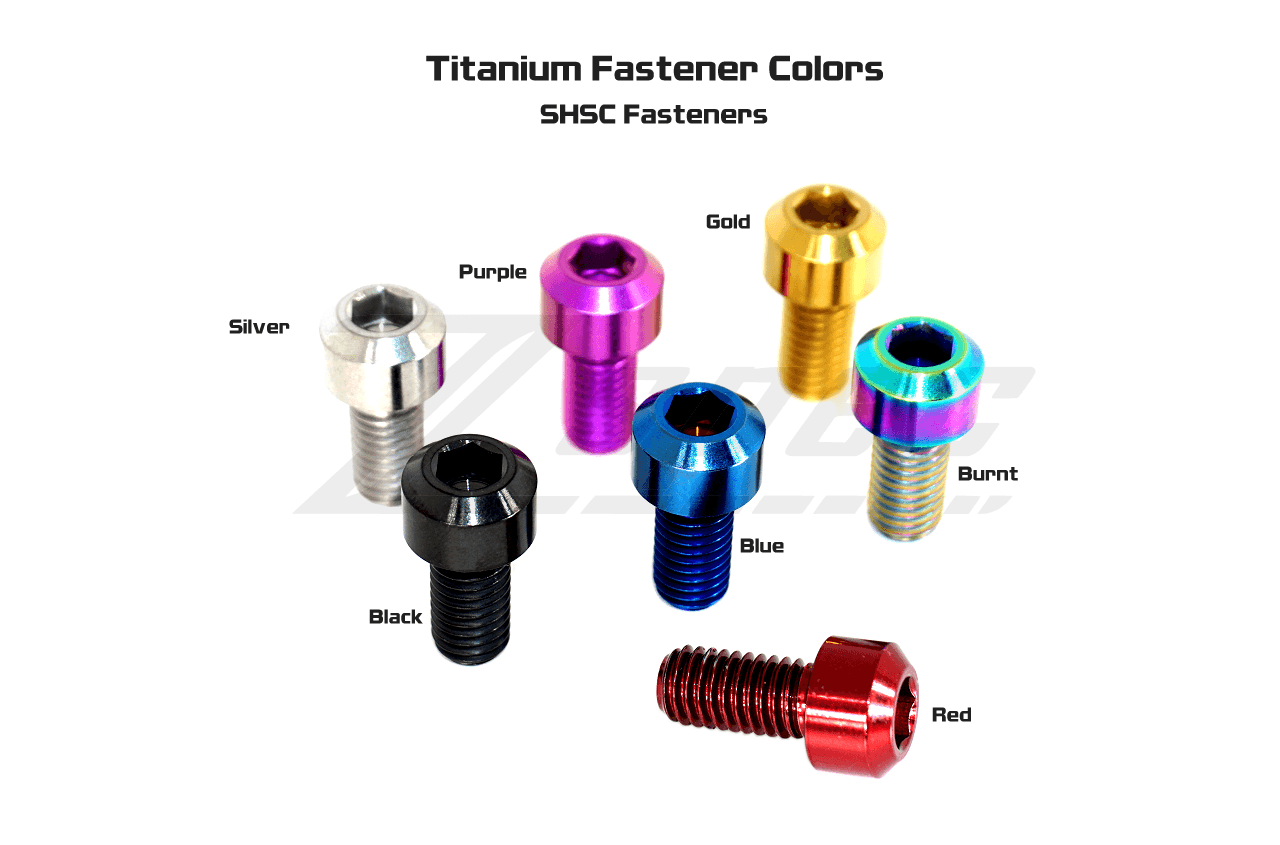ZSPEC M6-1.0x16mm Socket-Cap SHSC Fastener/Bolt, Titanium Grade-5, Per Each - ZSPEC Design LLC - Hardware Fasteners - Dress Up Bolt, m6, per each, shsc, titanium - zspecdesign.com