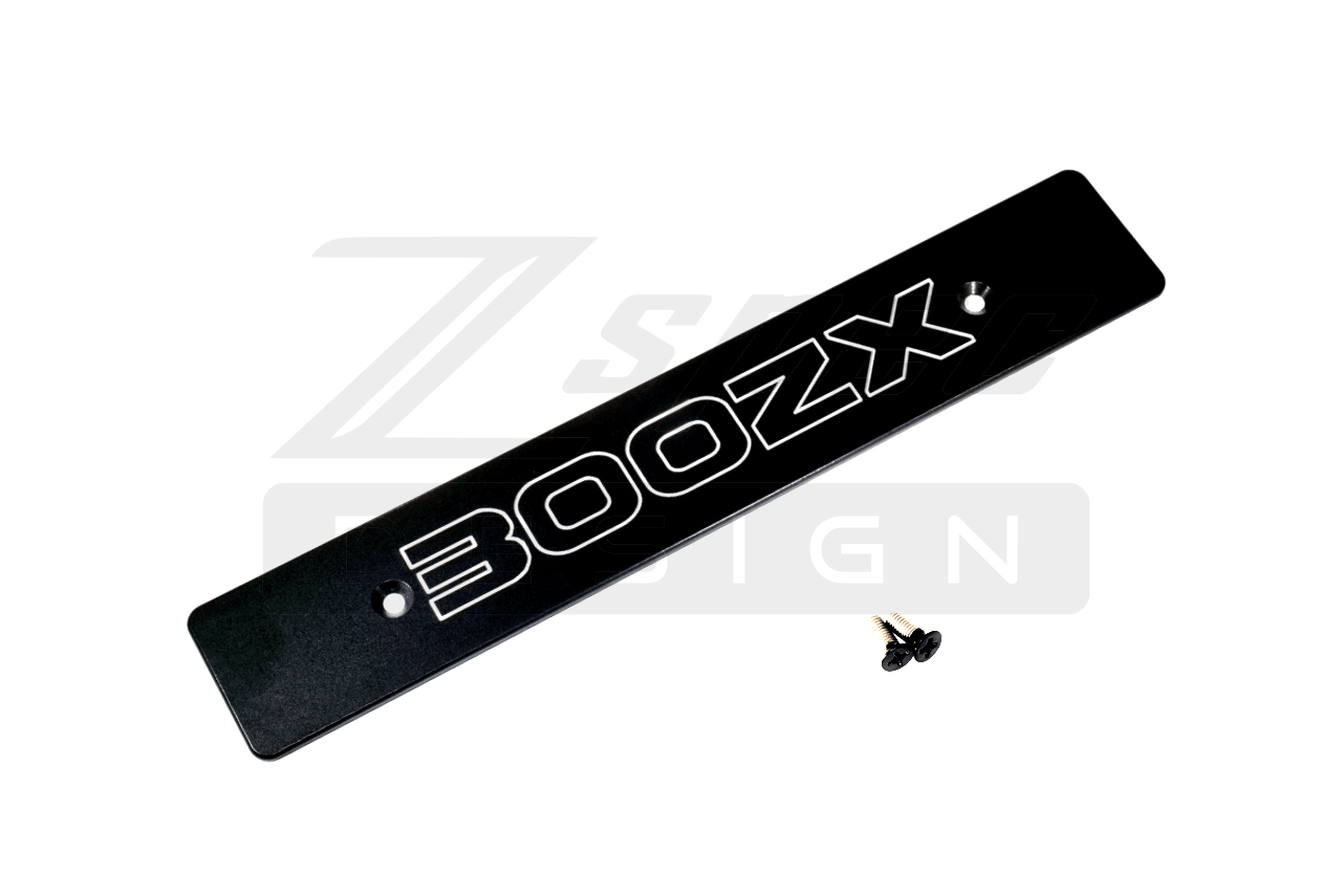 ZSPEC Front Bumper Plate for the JSPEC '90-99 Nissan Z32 300zx Fascia, Powder-Coated Billet - ZSPEC Design LLC - Vehicle Parts & Accessories - 300zx, accessory, bumper, jspec, nissan, plate, z32 - zspecdesign.com