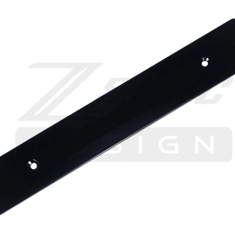 ZSPEC Front Bumper Plate for the JSPEC '90-99 Nissan Z32 300zx Fascia, Powder-Coated Billet - ZSPEC Design LLC - Vehicle Parts & Accessories - 300zx, accessory, bumper, jspec, nissan, plate, z32 - zspecdesign.com