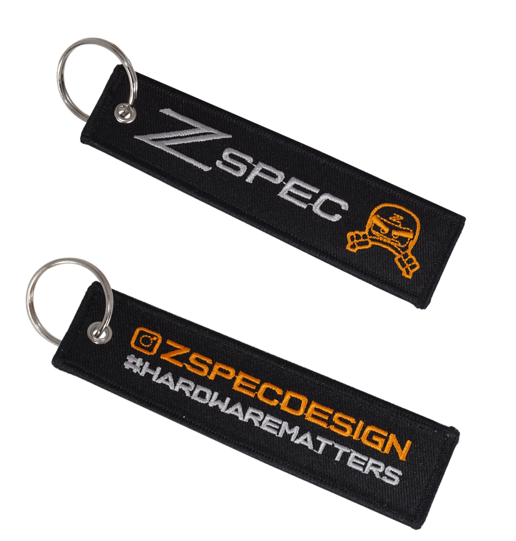 ZSPEC Design Jet Tag Keychains - Red or Black