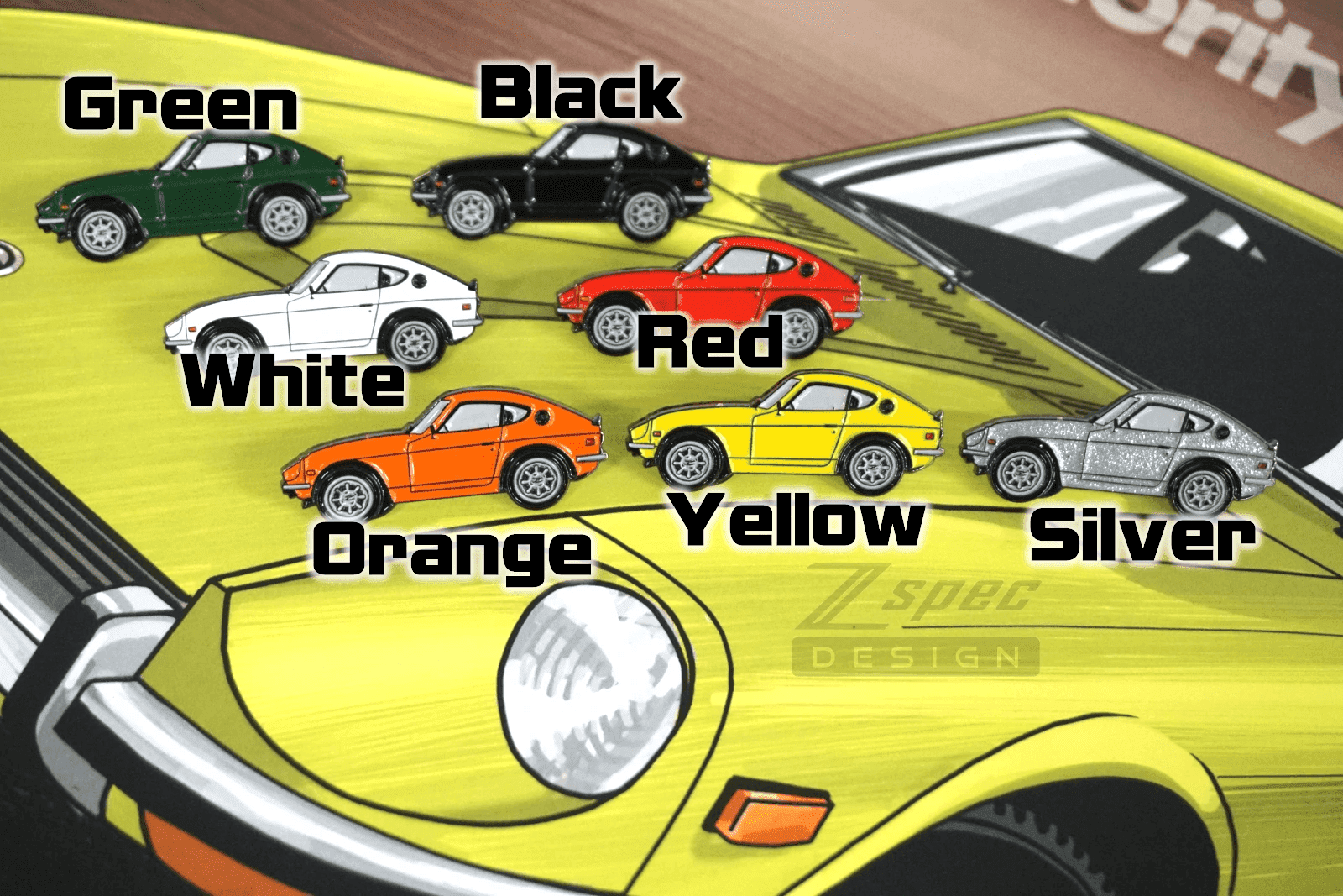 ZSPEC Datsun S30 (240z/260z/280z) -Tribute Lapel / Hat Pin - ZSPEC Design LLC - Collectibles - 240z, 260z, 280z, accessory, datsun, lapel, lifestyle, nissan, nissan pin, pin, s30, Z - zspecdesign.com