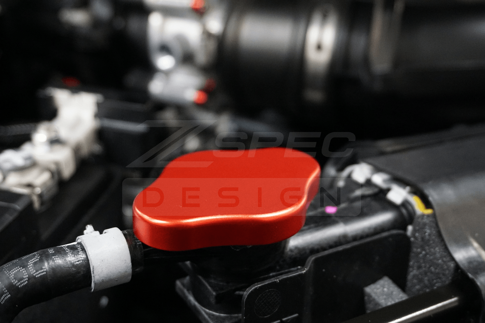 ZSPEC Radiator Cap Cover for '05-22+ Nissan Frontier D40/D41, Billet, w/ Hex Key - ZSPEC Design LLC - Hardware Fasteners - accessory, cap, frontier, nissan, radiator cap cover, reservoir cap cover - zspecdesign.com