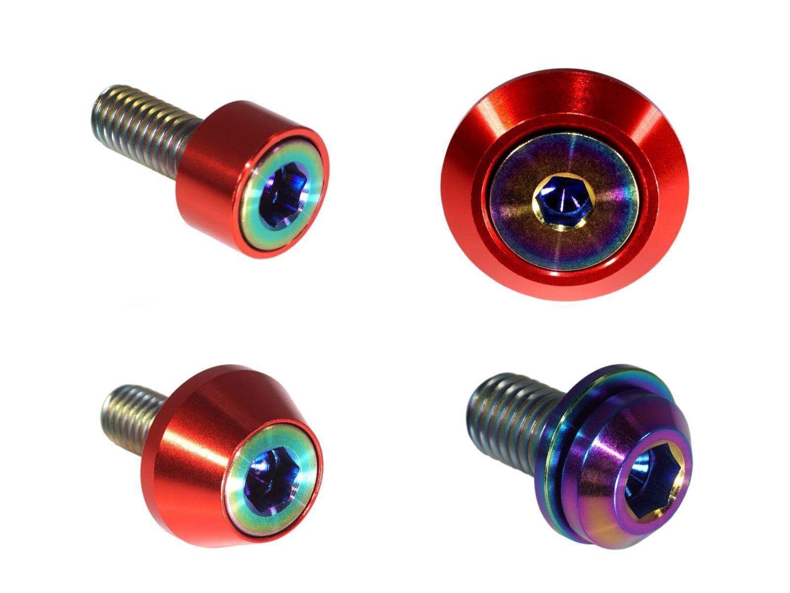 ZSPEC Dress-Up Fastener Kit for '90-99 Nissan 300zx Z32, Titanium/Billet GR5 Grade-5 Dress Up Bolts Fasteners Washers Red Blue Purple Gold Burned Black