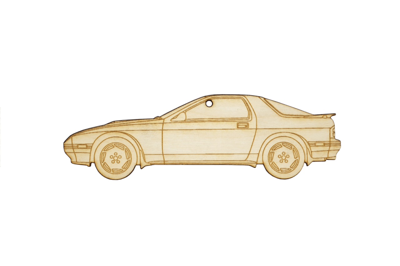 ZSPEC Laser-Engraved Wood Ornament, Style: Mazda RX-7 FC, Birch - ZSPEC Design LLC - Holiday Ornaments - fc, holiday, mazda, ornament, rx7 - zspecdesign.com