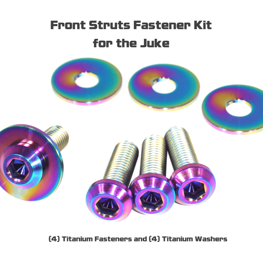 ZSPEC Front Struts Fastener Kit for Nissan Juke, Titanium - ZSPEC Design LLC - Hardware Fasteners - Fastener Kit, juke, nissan, Washer Color - zspecdesign.com