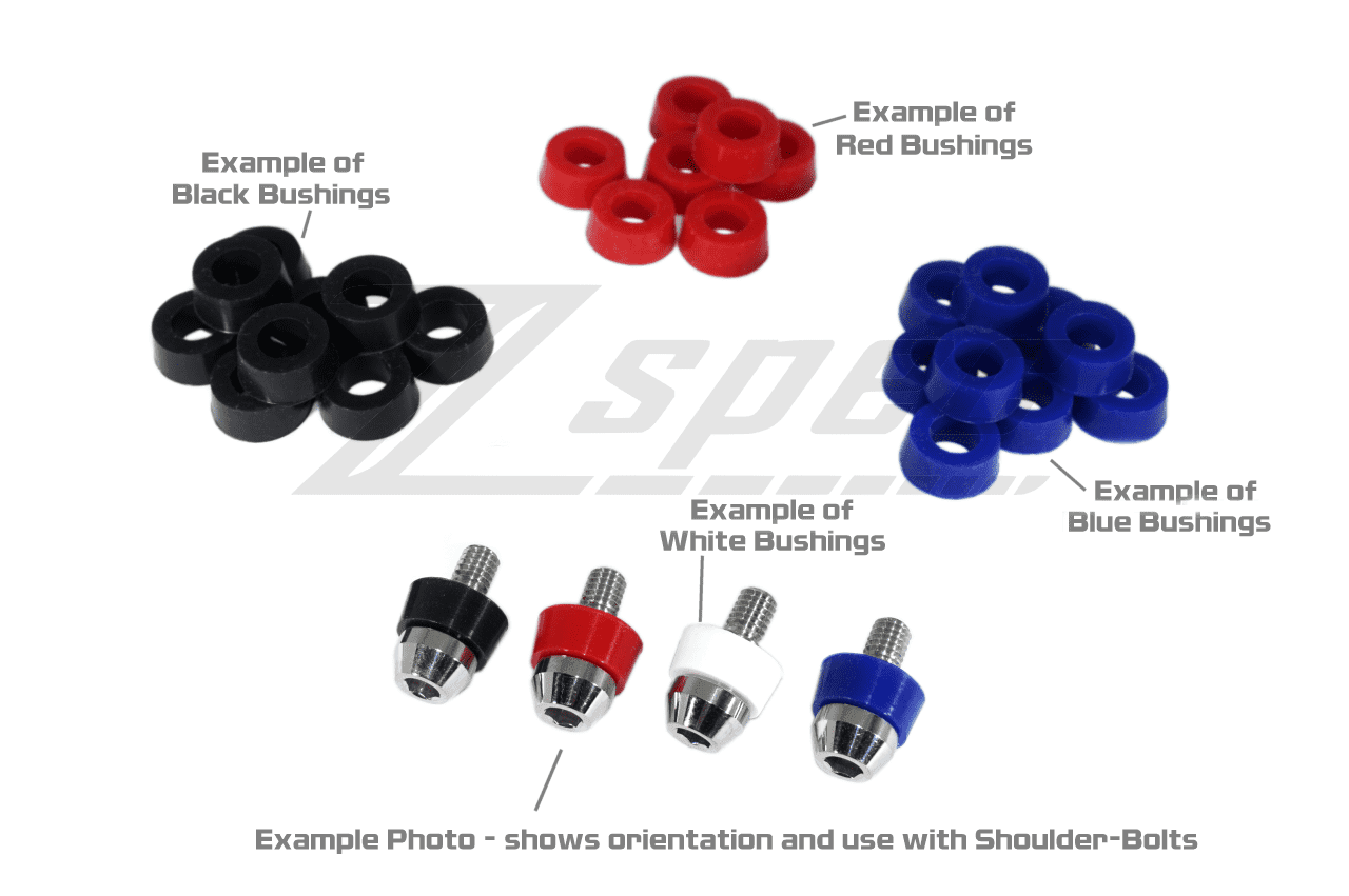 ZSPEC Silicone Timing Cover Bushings for Nissan Z31 300zx Shoulder Bolts, 20-Pack - ZSPEC Design LLC - Hardware Fasteners - 300zx, nissan, OEM, sillicone, timing cover, z31, ZSPEC - zspecdesign.com