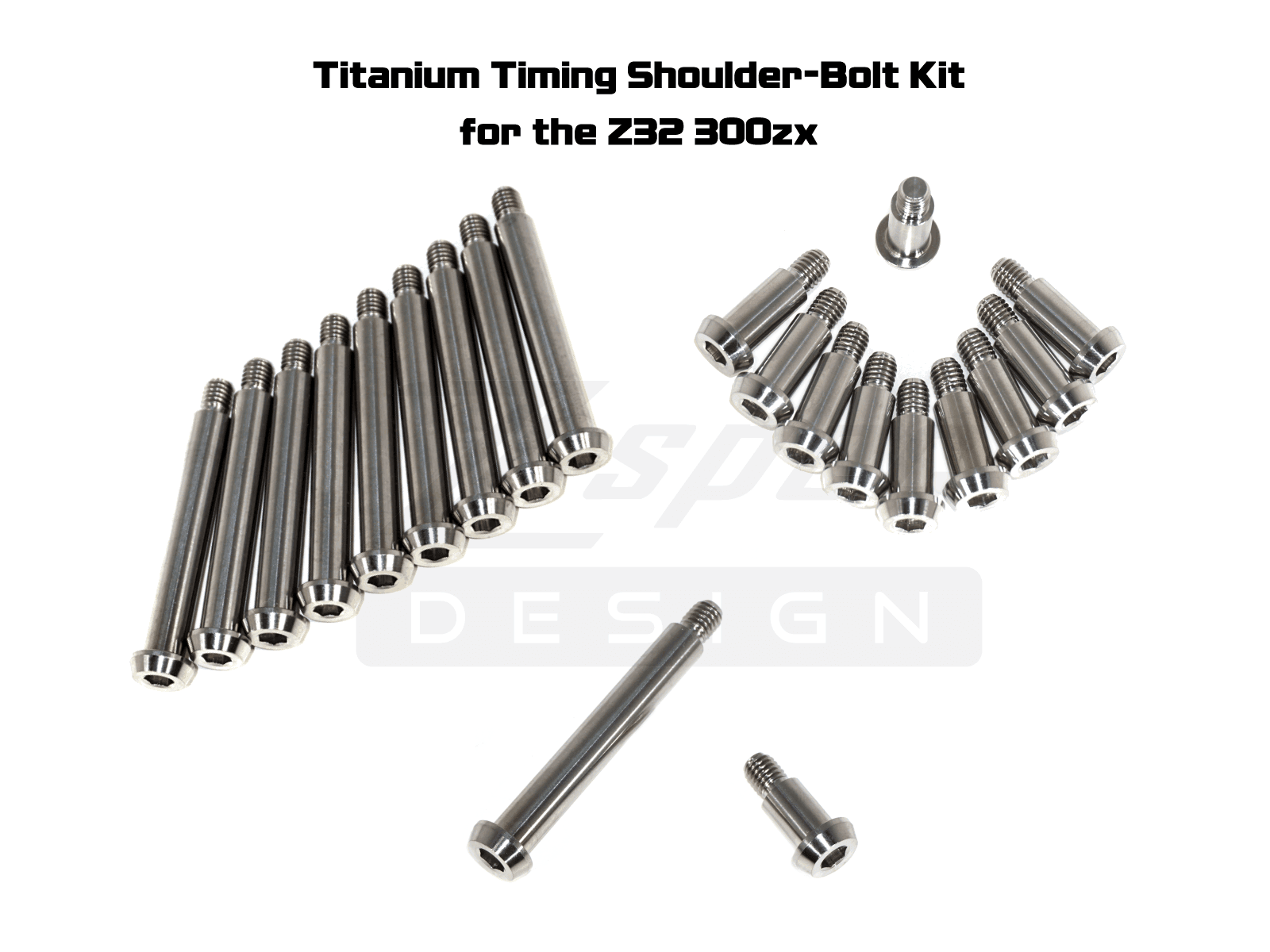 ZSPEC "Stage 3" Dress Up Bolts® Fastener Kit for Nissan 300zx Z32, Upgraded Timing Bolts, Stainless & Billet - ZSPEC Design LLC - Hardware Fasteners - 300zx, Fastener Kit, nissan, stage 3, z32 - zspecdesign.com