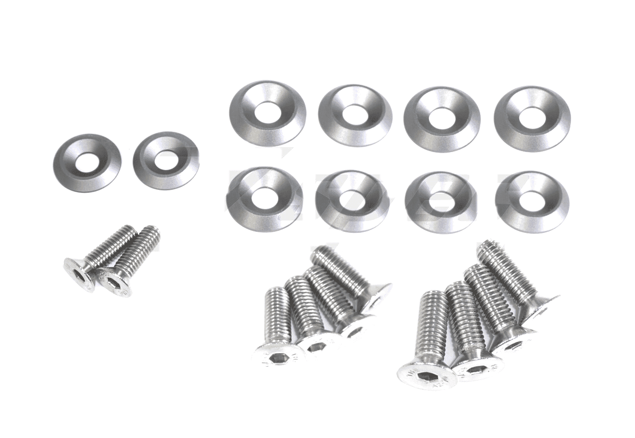 ZSPEC Trunk Dress Up Bolts® Kit for Scion FRS/Subaru BRZ/Toyota 86 '13-21, Stainless & Billet - ZSPEC Design LLC - Hardware Fasteners - 86, BRZ, Fastener Kit, FRS, scion, stainless, Subaru, Toyota, Washer Color - zspecdesign.com