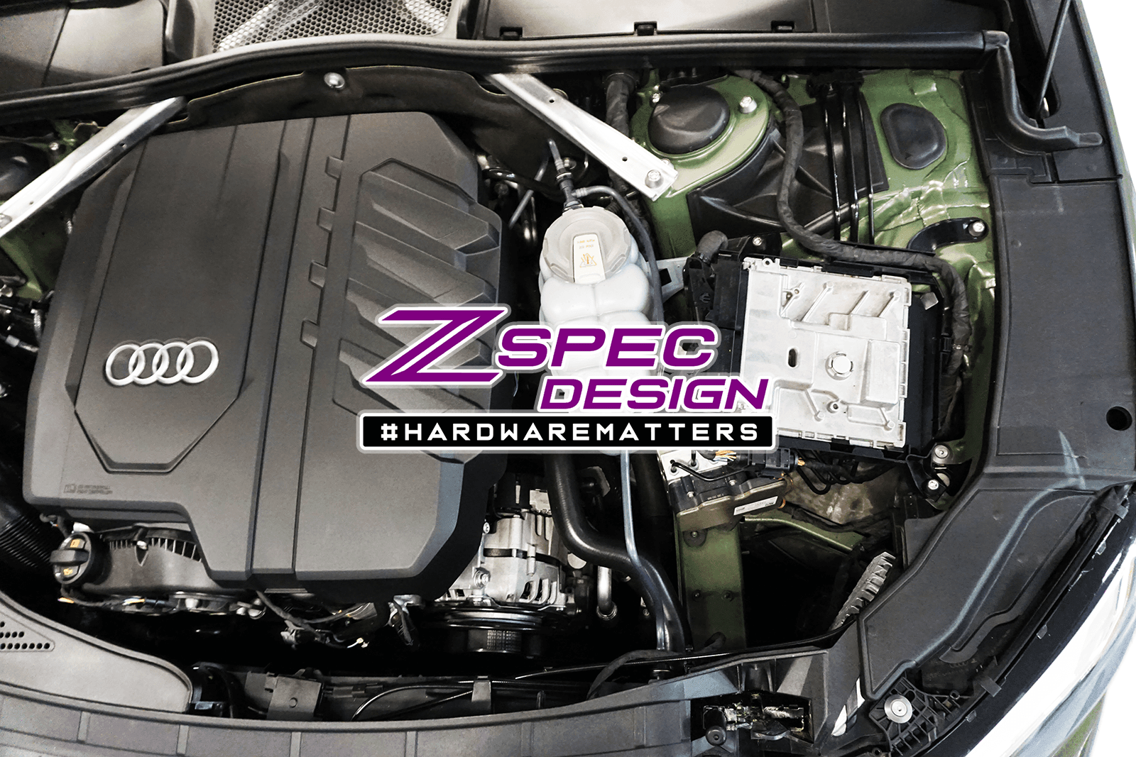 ZSPEC "Stage 1" Dress Up Bolts® Fastener Kit for '18-22+ Audi A5 8W6 2.0L, Stainless & Billet - ZSPEC Design LLC - Hardware Fasteners - 8w6, a5, a5 8w6, audi, Fastener Kit, stage 1 - zspecdesign.com