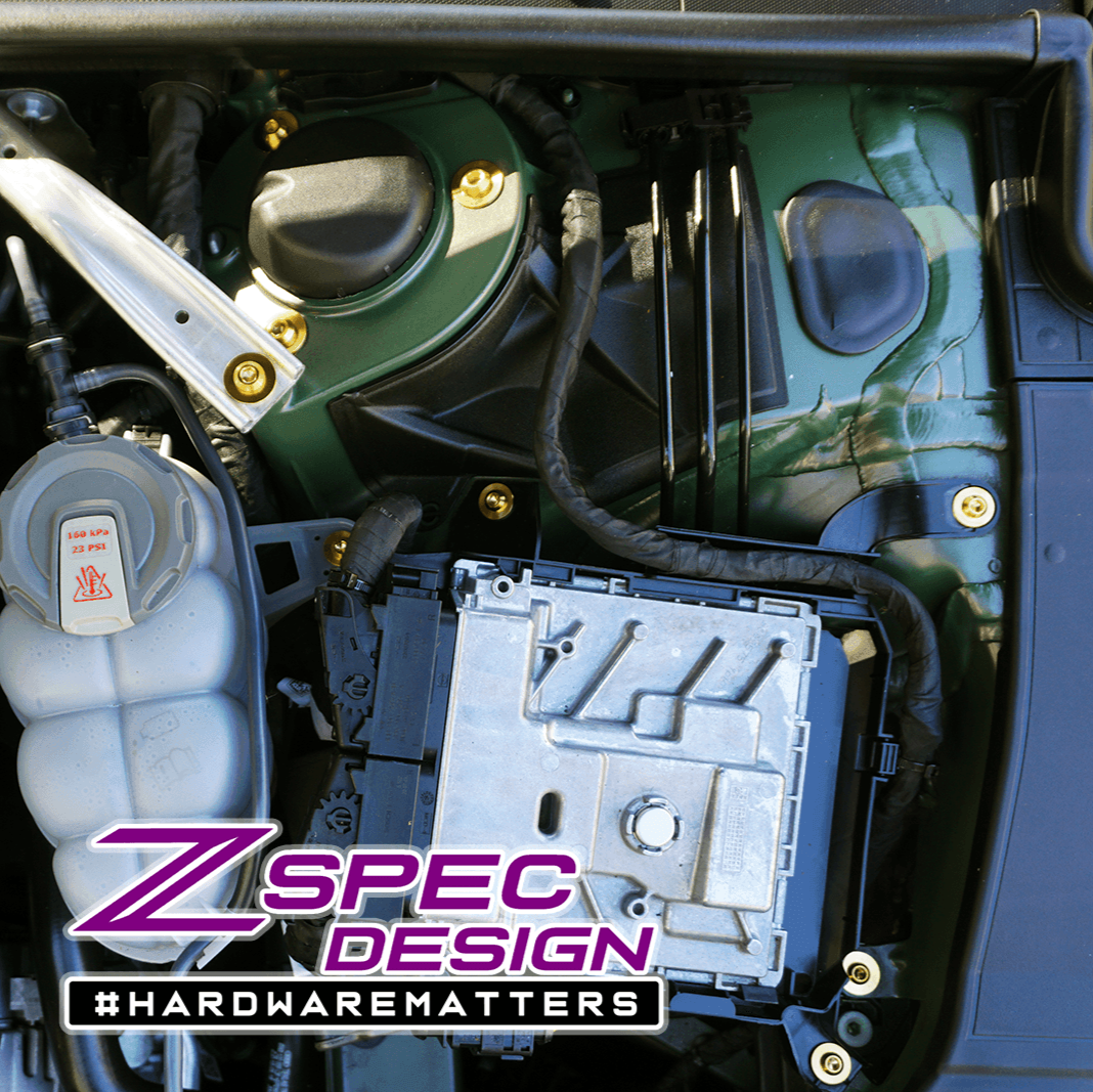 ZSPEC "Stage 2" Dress Up Bolts® Fastener Kit for '18-23+ Audi A5 8W6 2.0L, Titanium - ZSPEC Design LLC - Hardware Fasteners - 8w6, a5, a5 8w6, audi, Fastener Kit, stage 2 - zspecdesign.com